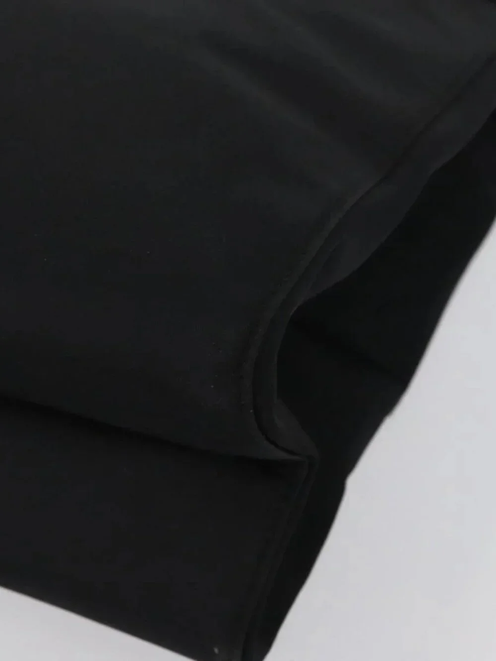 Christian Dior Tote Bag Nylon Black Silver Auth 172694 - Picture 4 of 16